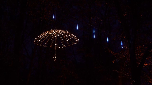 夜灯夜景视频素材