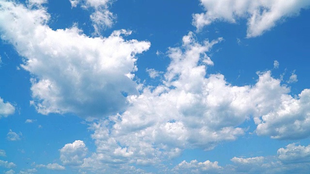 晴空的时间流逝视频素材