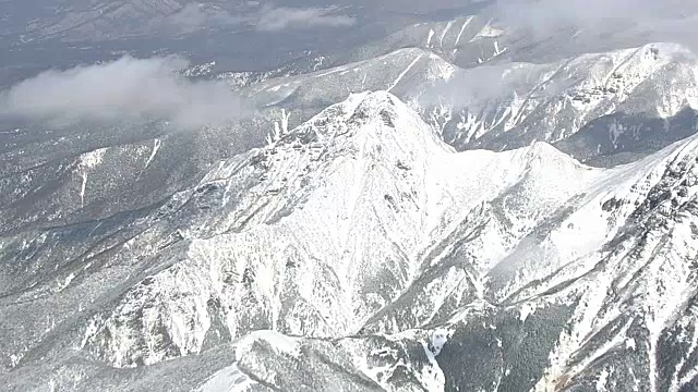 AERIAL, Yatsugatake火山群，日本视频素材