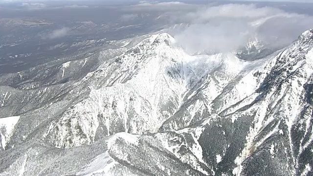 AERIAL, Yatsugatake火山群，日本视频素材