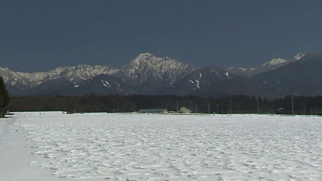 日本Yatsugatake火山群视频素材