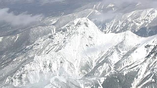 AERIAL, Yatsugatake火山群，日本视频素材