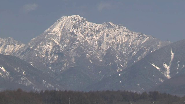 日本Yatsugatake火山群视频素材