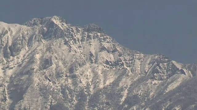 日本Yatsugatake火山群视频素材