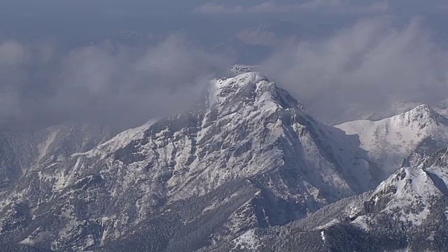 AERIAL, Yatsugatake火山群，日本视频素材