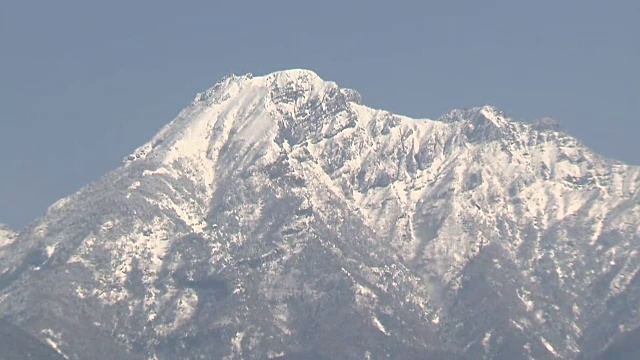 日本Yatsugatake火山群视频素材