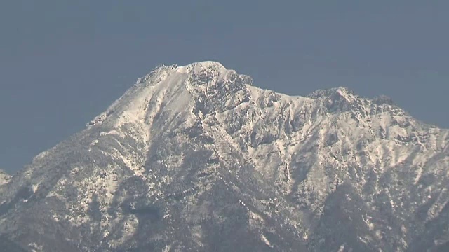 日本Yatsugatake火山群视频素材