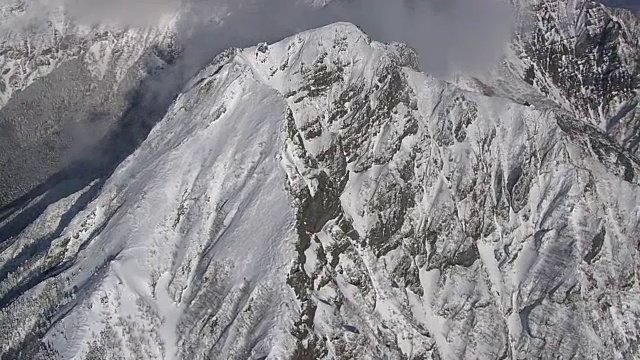 AERIAL, Yatsugatake火山群，日本视频素材