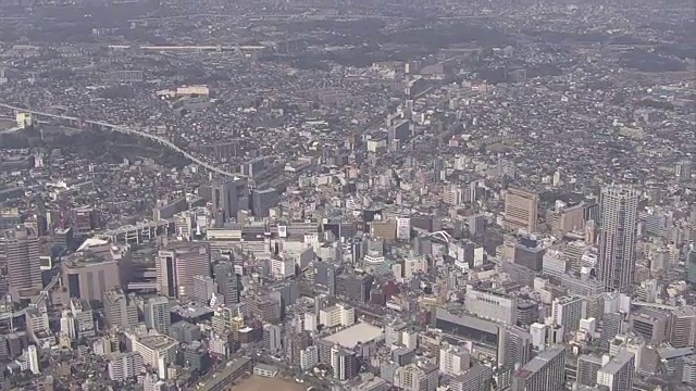 空中，千叶市中心地区，千叶，日本视频素材