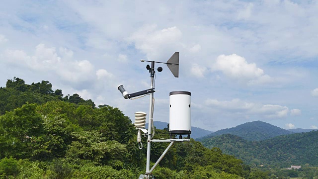 高山气象站。视频素材