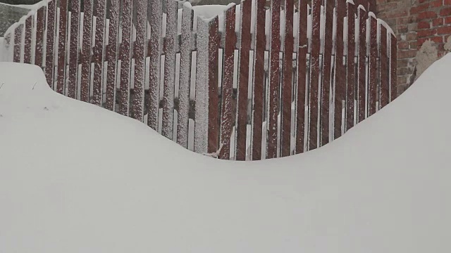 乌克兰暴风雪的视频视频素材