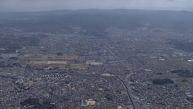 日本奈良县奈良市的航空视频素材