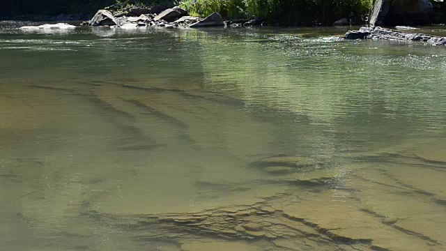 大自然狂野，山河淙淙视频素材