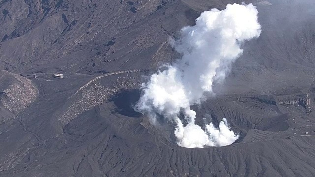 空中，麻生山，熊本，日本视频素材