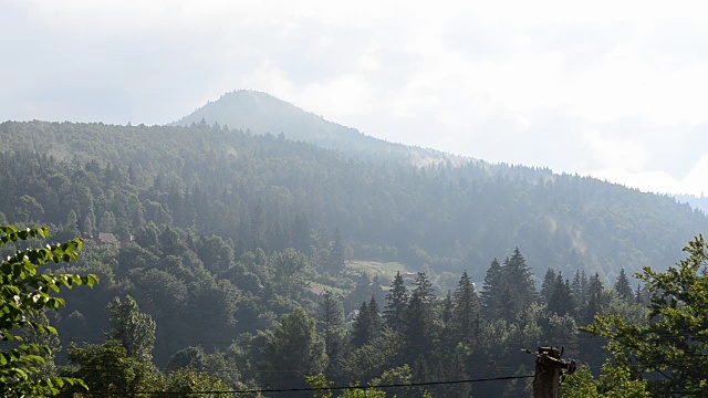 夏天的山脉视频素材