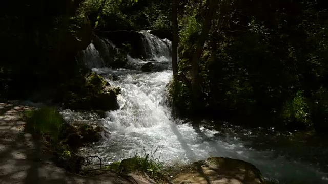 湍急的山河视频素材