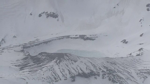 高空，雪山藏宫，日本视频素材