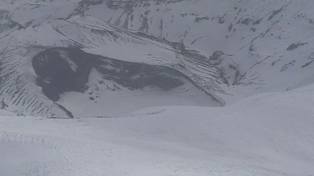 高空，雪山藏宫，日本视频素材