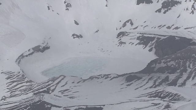 高空，雪山藏宫，日本视频素材