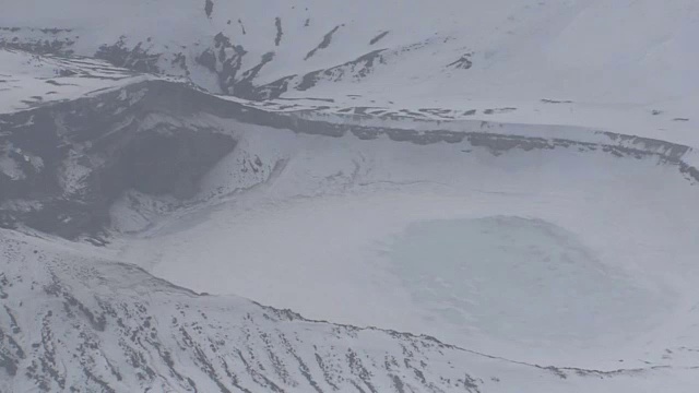 高空，雪山藏宫，日本视频素材