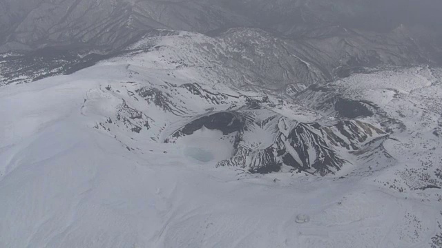 高空，雪山藏宫，日本视频素材