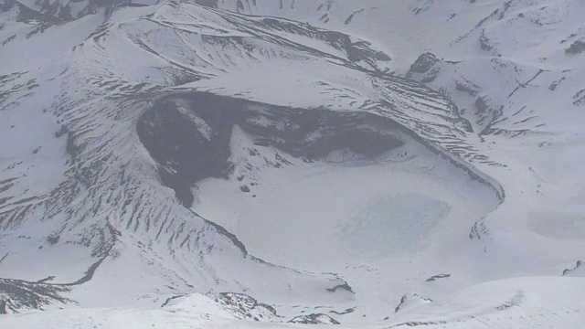 高空，雪山藏宫，日本视频素材