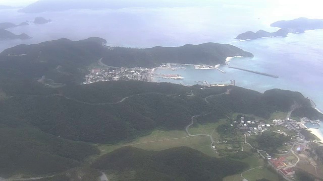 AERIAL, Zamami岛，冲绳，日本视频素材