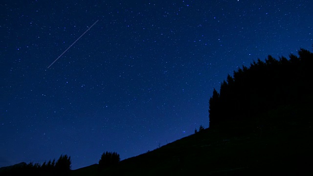 星空时间流逝转向太空天文摄影视频素材