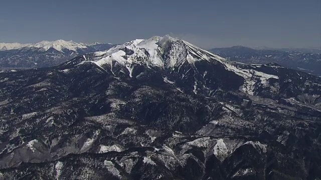 御岳山，日本第二高的火山视频素材