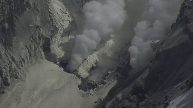 御岳山，日本第二高的火山视频素材