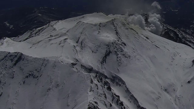 御岳山，日本第二高的火山视频素材