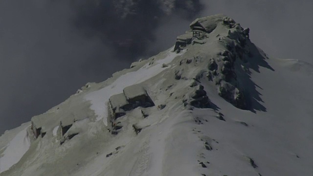 御岳山，日本第二高的火山视频素材