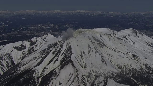 御岳山，日本第二高的火山视频素材