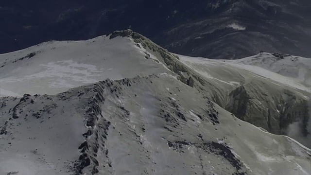 御岳山，日本第二高的火山视频素材