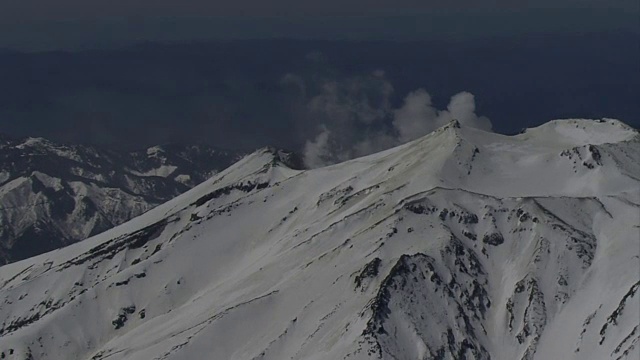 御岳山，日本第二高的火山视频素材