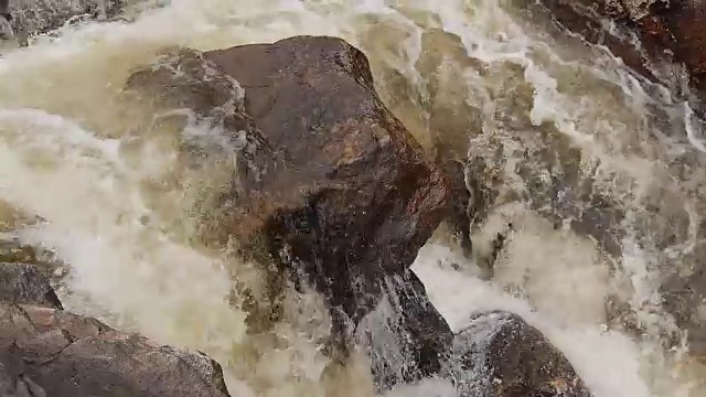 加拿大的河流流量视频素材