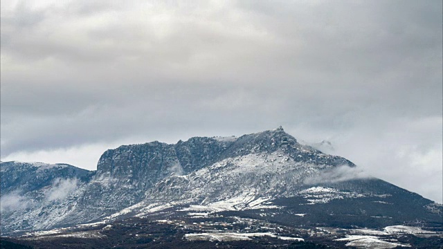 雪山，时光流逝视频素材