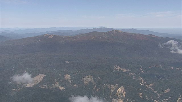 栗山的彩色叶子视频素材