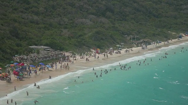 里约热内卢里约热内卢Arraial Do Cabo的Forno海滩视频素材