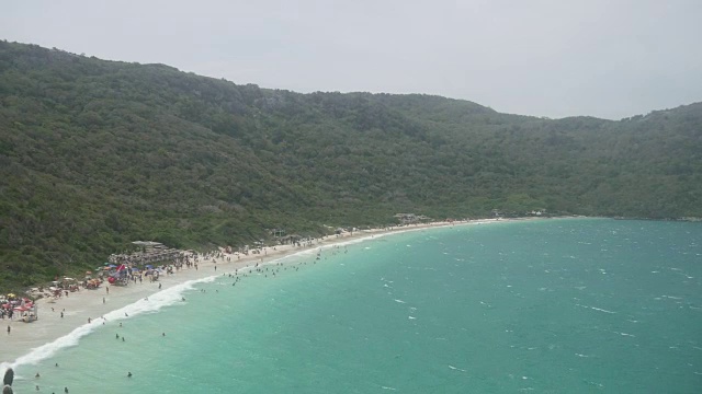 里约热内卢里约热内卢Arraial Do Cabo的Forno海滩视频素材