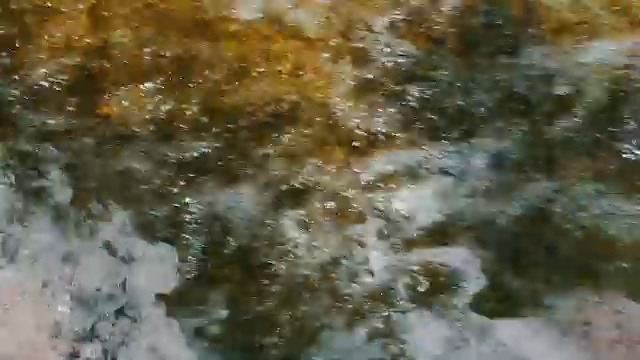 水流或河流的湍流视频素材