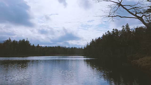 五湖购物中心，五湖购物中心，日本北海道国家公园视频素材