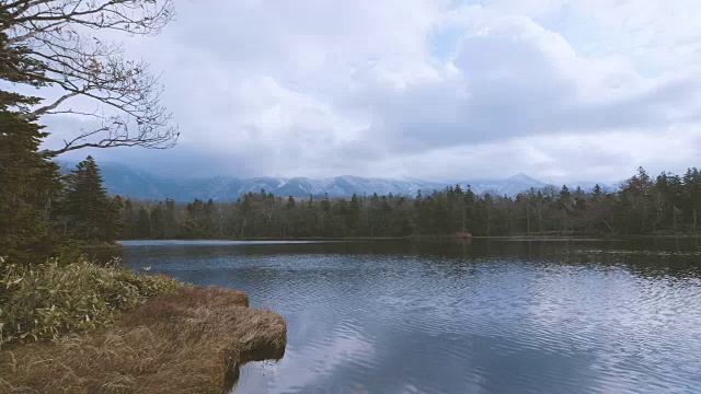 五湖购物中心，五湖购物中心，日本北海道国家公园视频素材