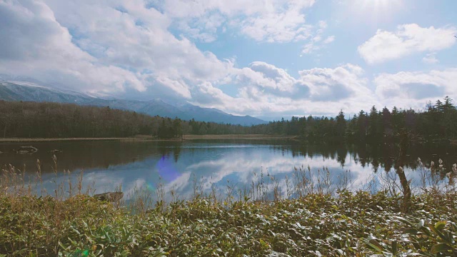 五湖商店，五湖商店Goko，在北海道国家公园，4K Filmed视频素材