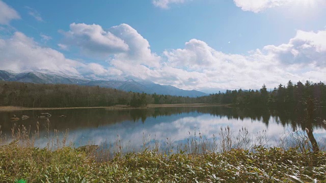 五湖商店，五湖商店Goko，在北海道国家公园，4K Filmed视频素材