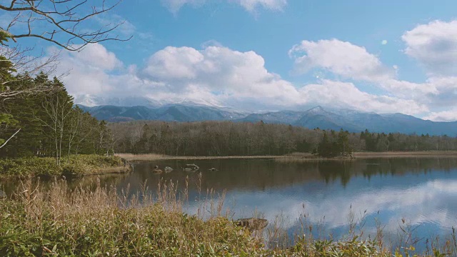 五湖商店，五湖商店Goko，在北海道国家公园，4K Filmed视频素材