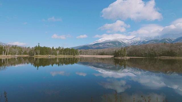 五湖商店，五湖商店Goko，在北海道国家公园，4K Filmed视频下载