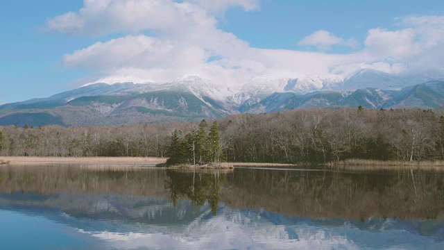 五湖商店，五湖商店Goko，在北海道国家公园，4K Filmed视频素材