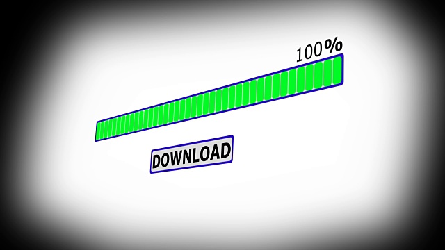 互联网下载进度条视频素材
