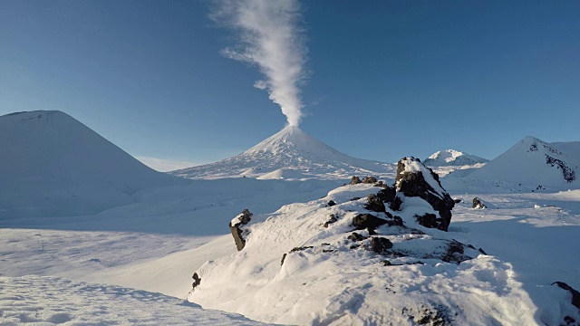 喀柳切夫斯科伊火山——堪察加活火山视频下载